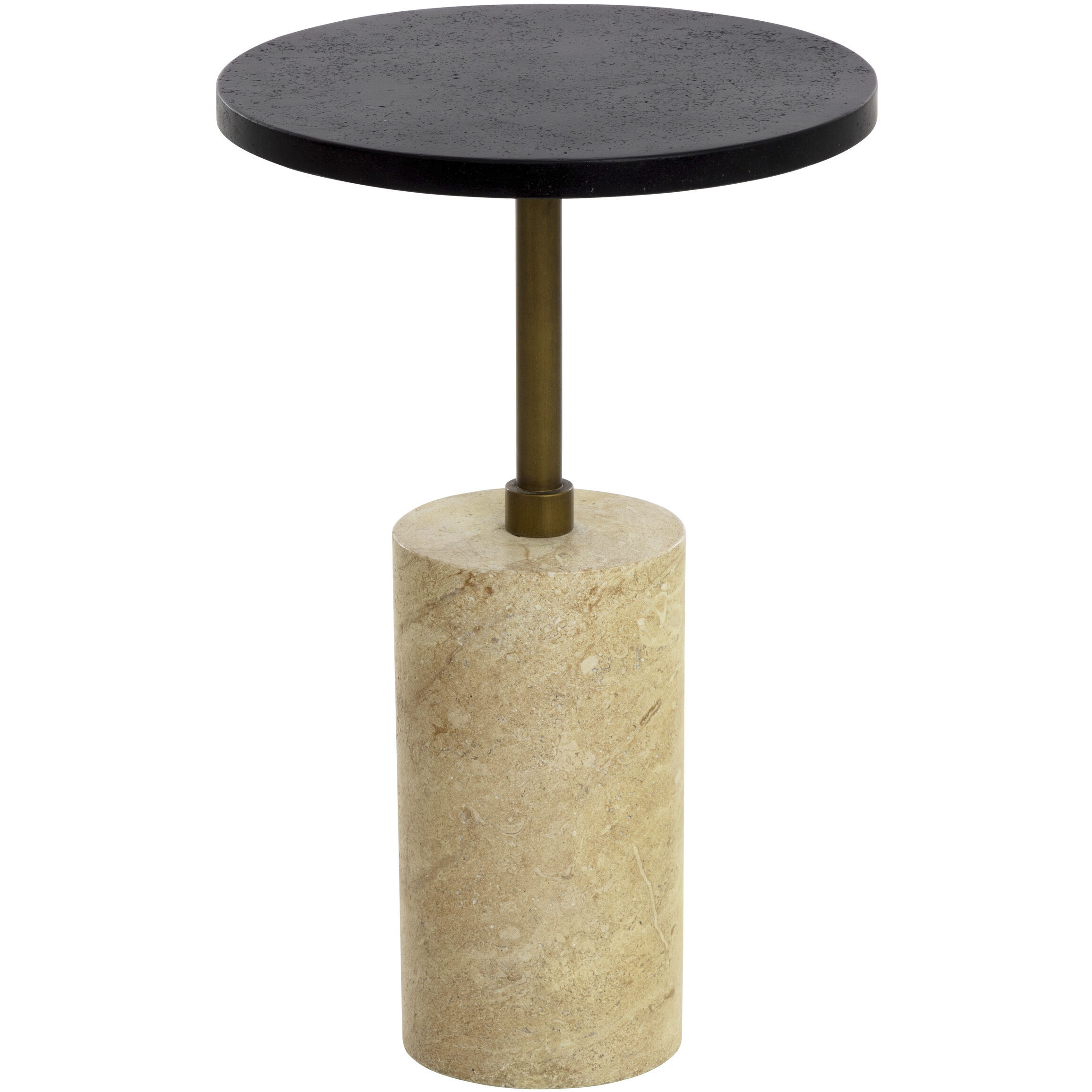Saldo 22 X 14.25 inch Black / Natural Outdoor End Table